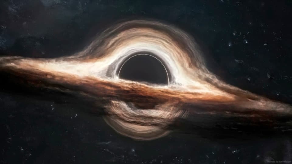 Interstellar Black Hole — Space live wallpaper for Mac