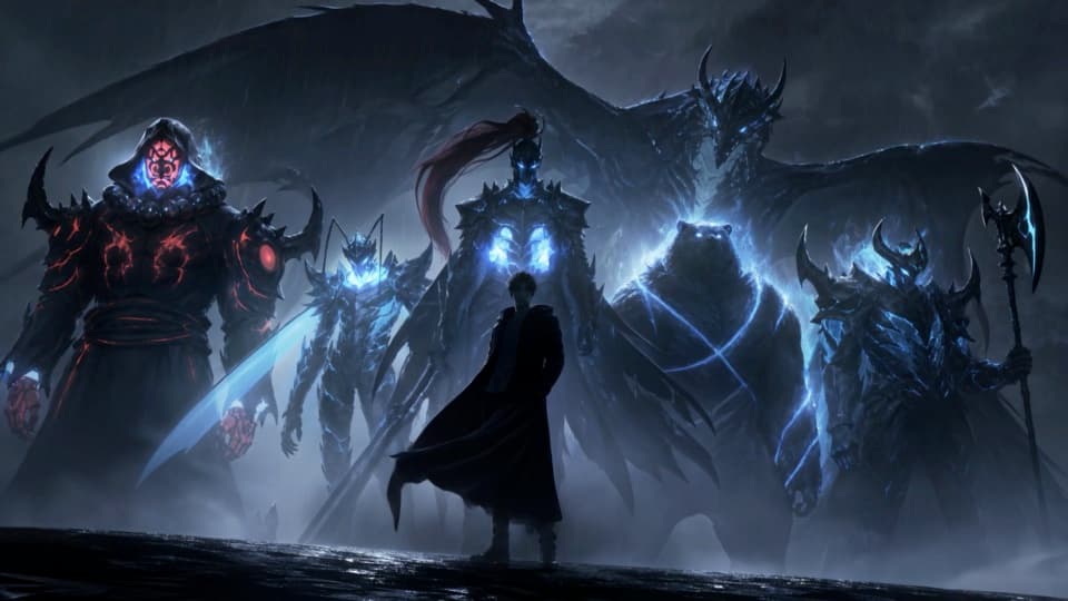 shadow king sung jin-woo — Anime live wallpaper for Mac