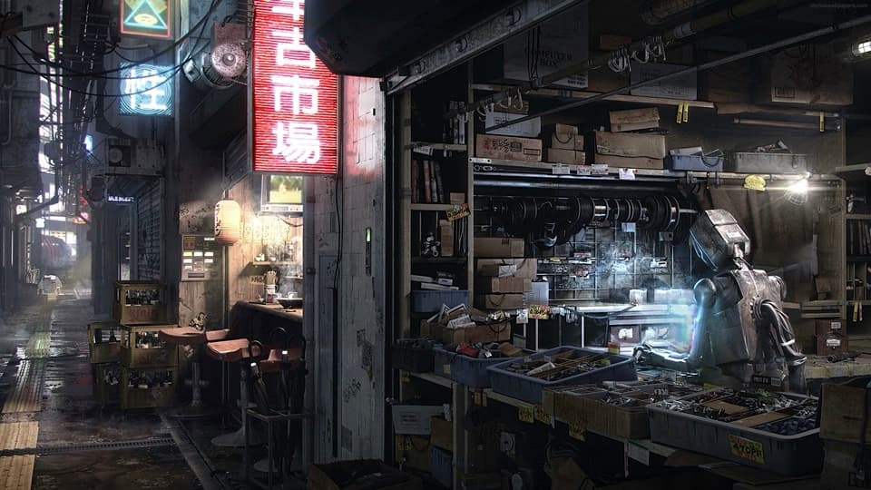 CyberPunk Robot — Video Games live wallpaper for Mac