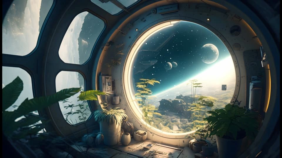Space Window Ambience — Space live wallpaper for Mac