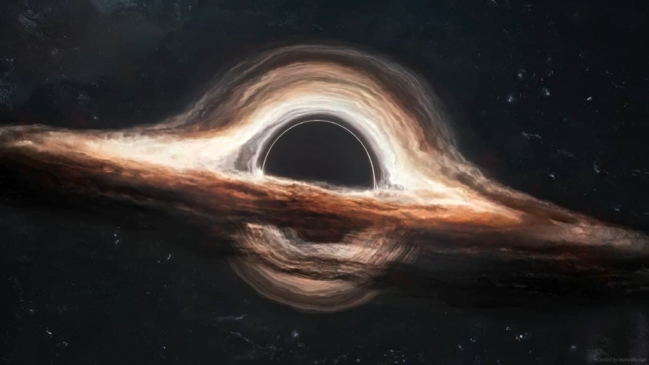 Accretion Disk Black Hole — Space live wallpaper for Mac