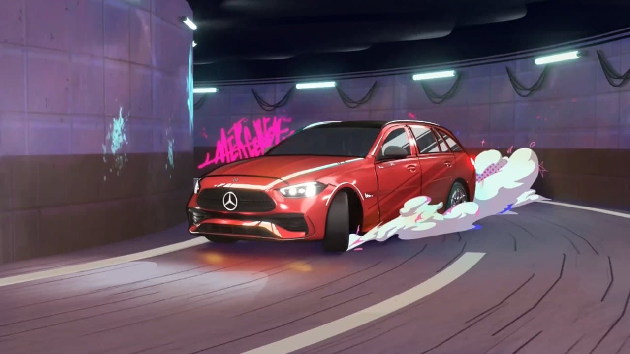 Amg C 43 Drifting — Cars live wallpaper for Mac