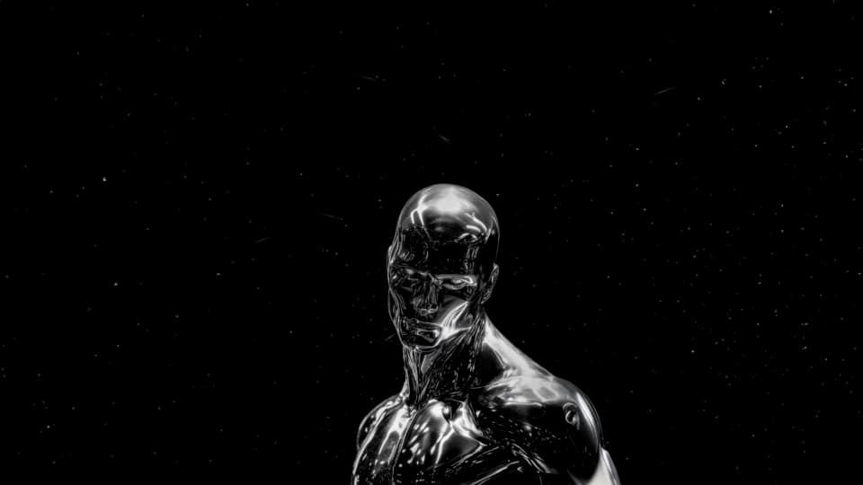 silver surfer space stars moewalls com — Fantasy live wallpaper for Mac