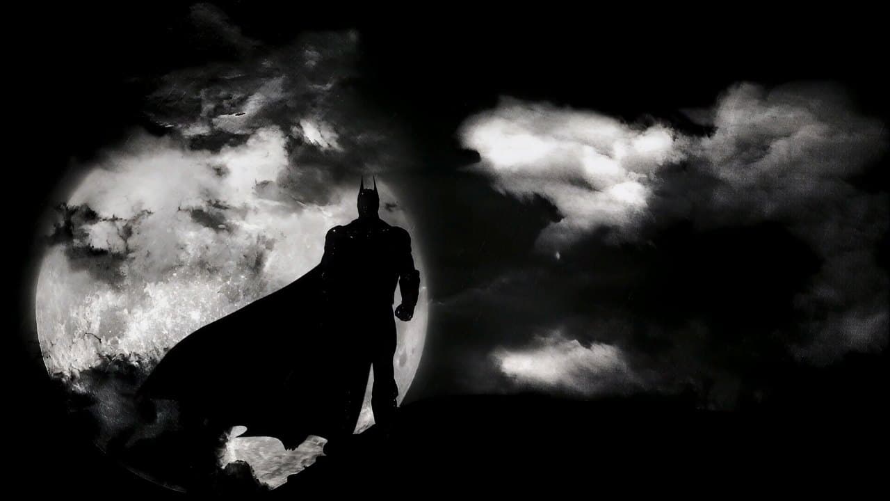 Batman in Moonlight — City live wallpaper for Mac