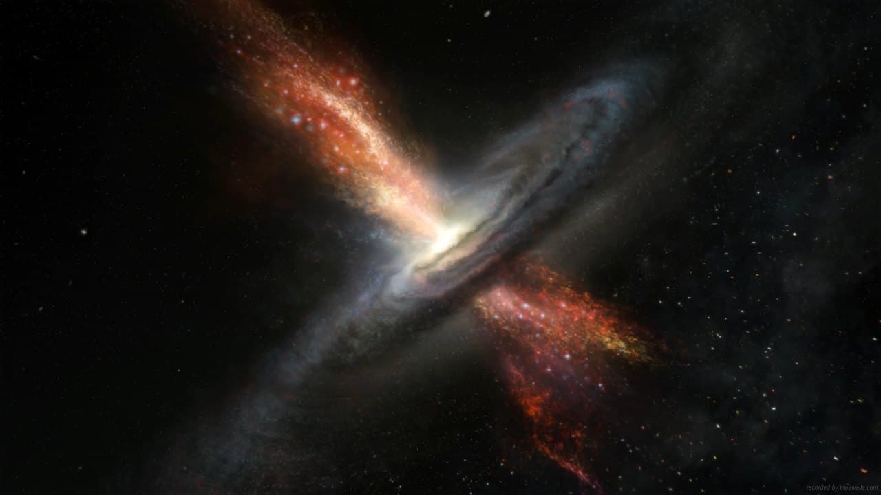 Black Hole Collision — Space live wallpaper for Mac