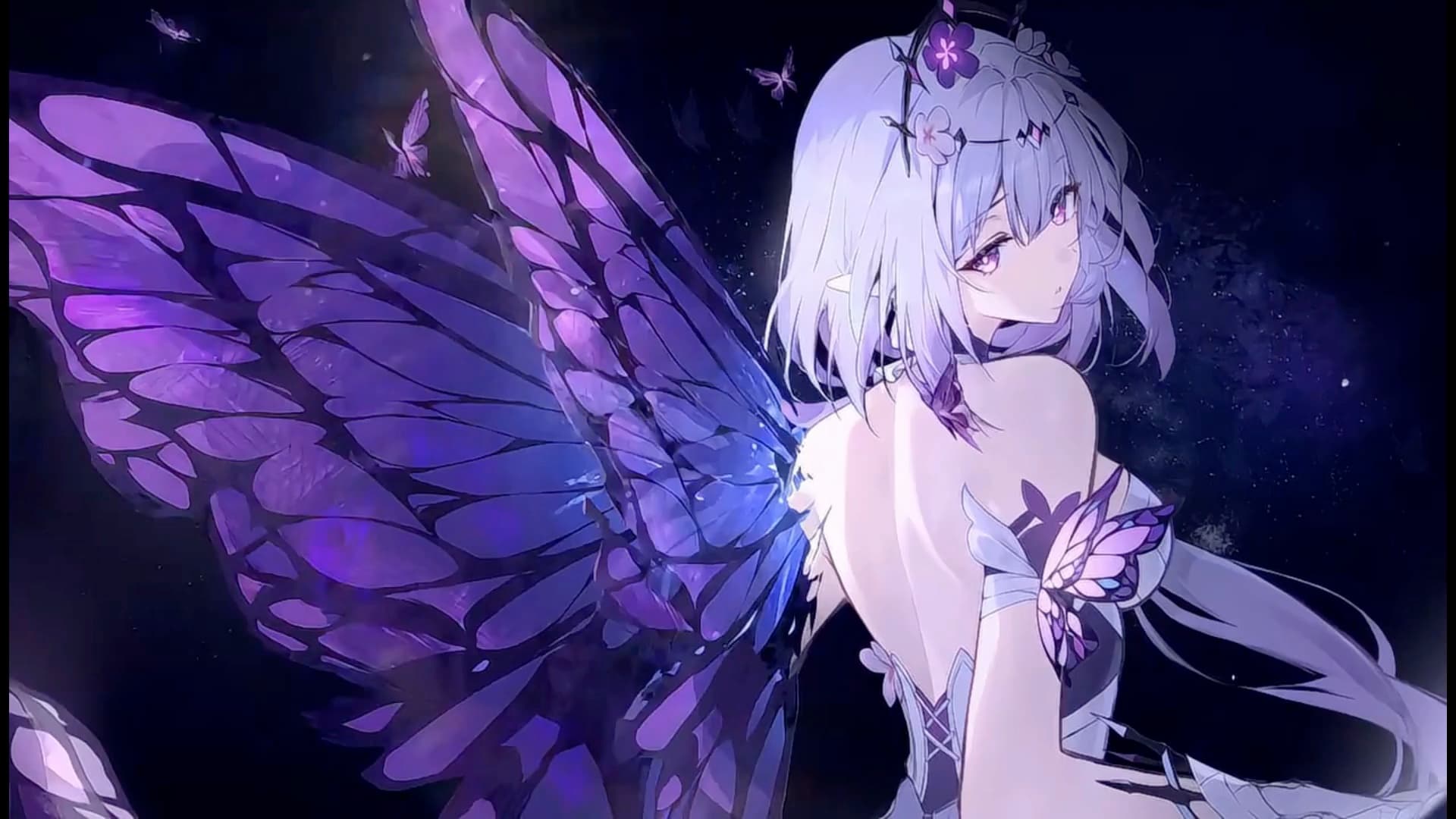 Castorice Butterflies (Honkai Star Rail) — Video Games live wallpaper for Mac