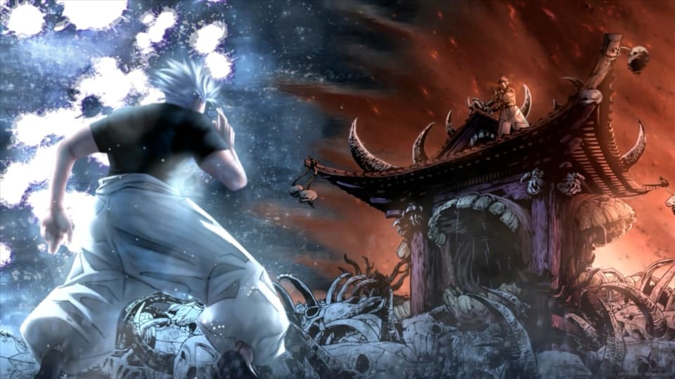 gojo vs sukuna domain clash jujutsu kaisen moewall — Nature live wallpaper for Mac