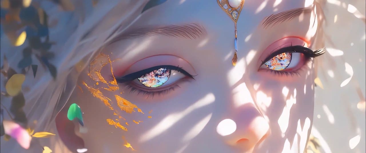 Crystal Eyes — Anime live wallpaper for Mac