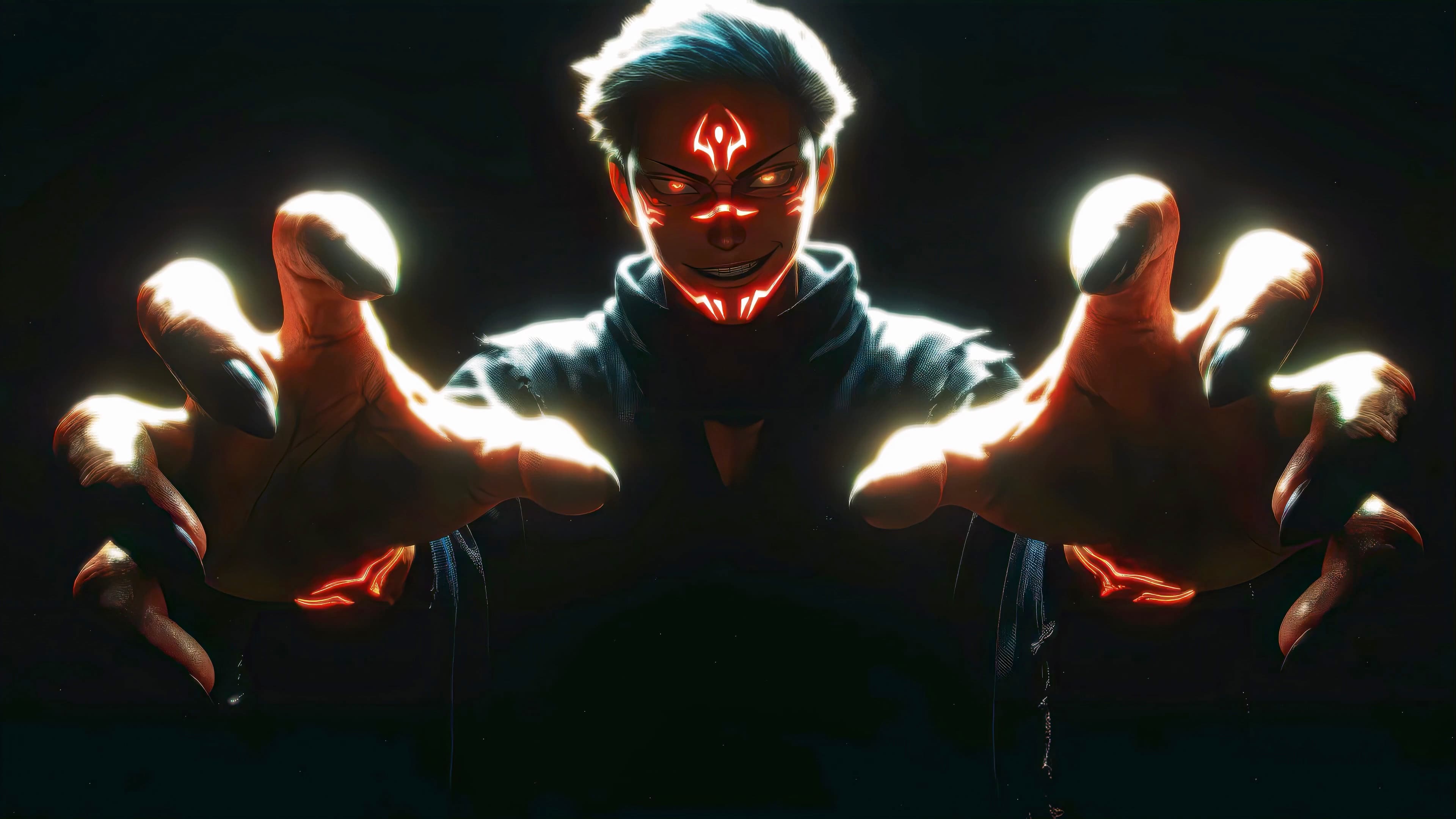 Cursed Hands — Anime live wallpaper for Mac