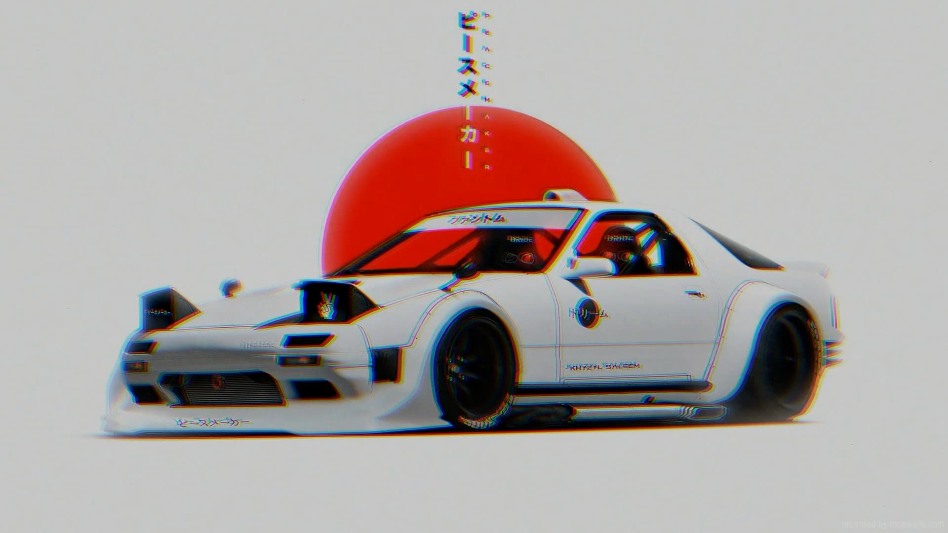 Custom JDM Mazda RX-7 Retro — Cars live wallpaper for Mac