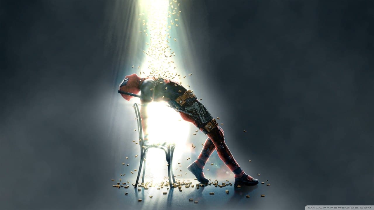 Deadpool Under Spotlight — Anime live wallpaper for Mac