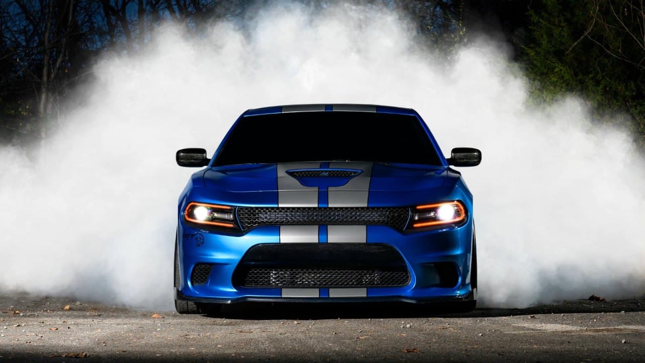 Dodge Charger Burnout — Cars live wallpaper for Mac