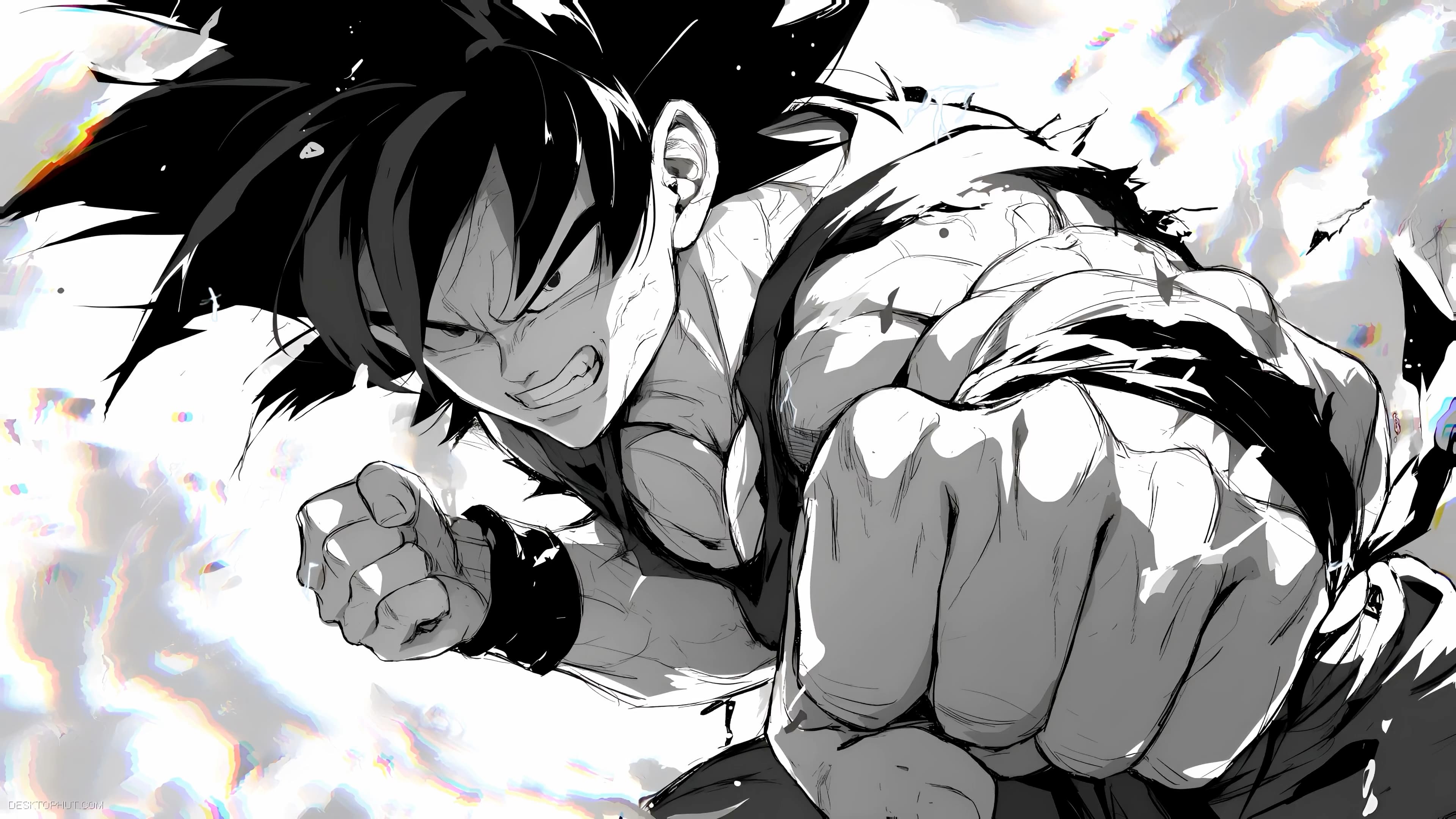 Dragon Ball Manga Style Goku — Anime live wallpaper for Mac