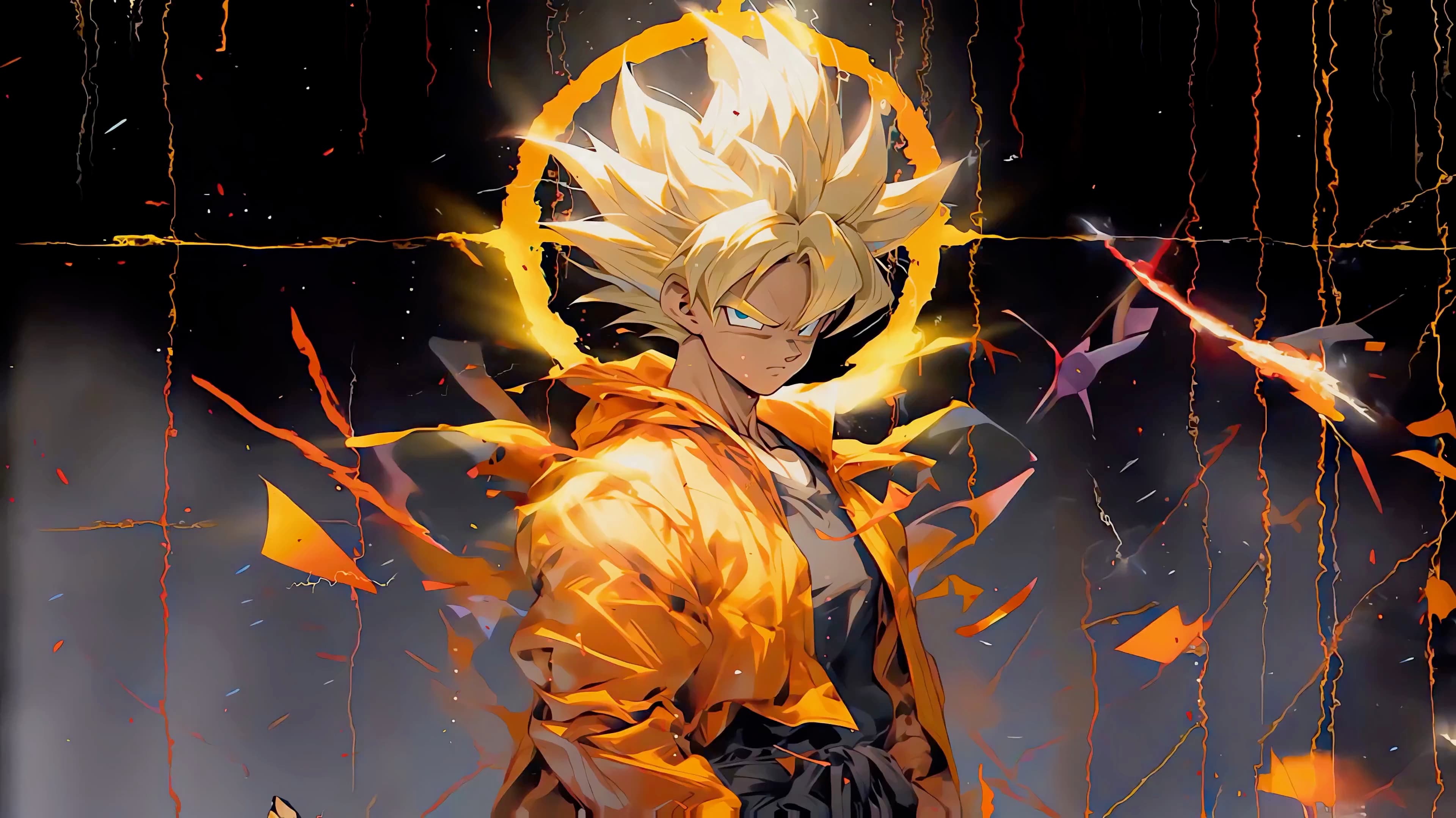 Dragon Ball Z Goku — Anime live wallpaper for Mac