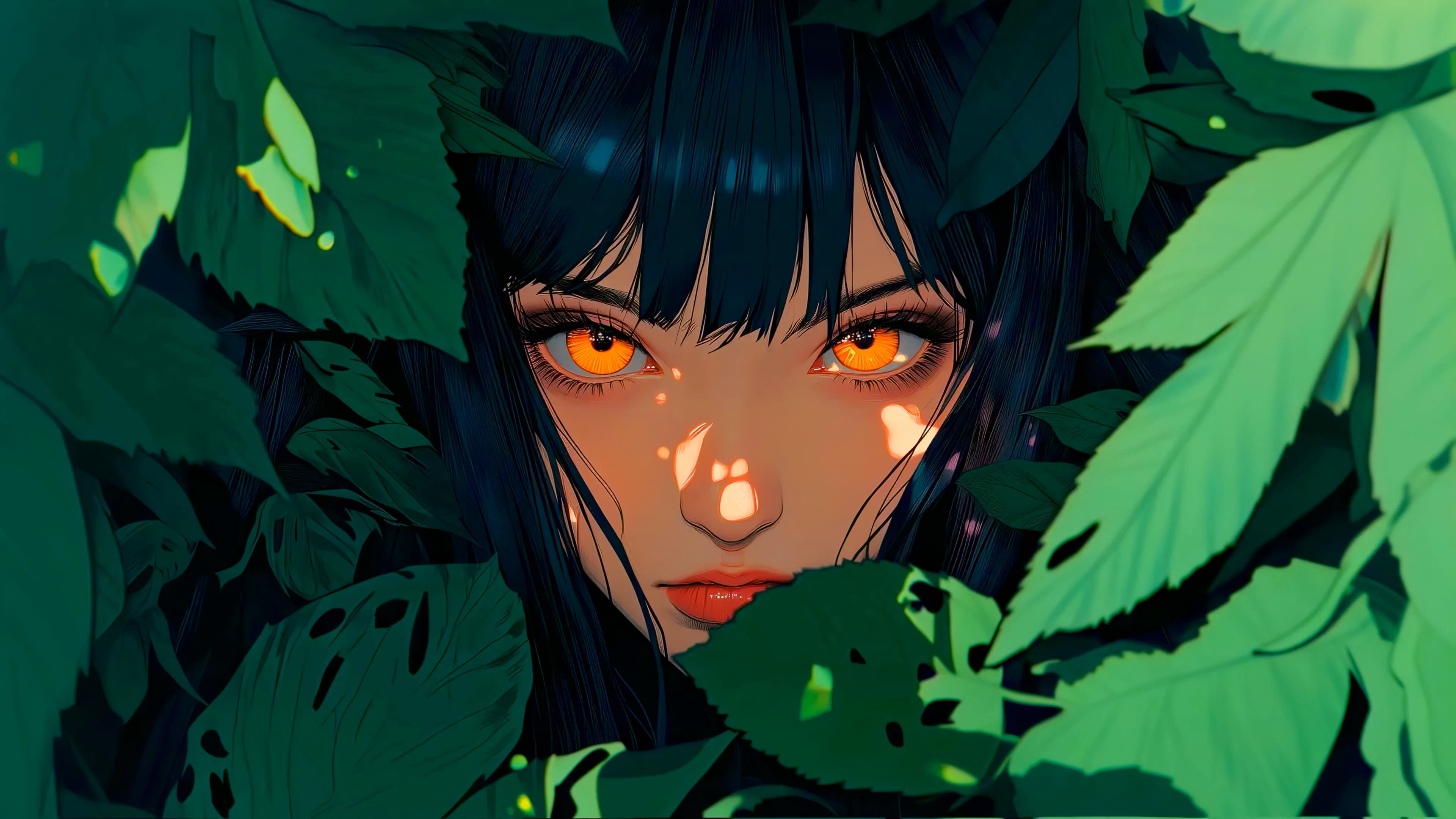 Gojo Foliage Rush — Anime live wallpaper for Mac
