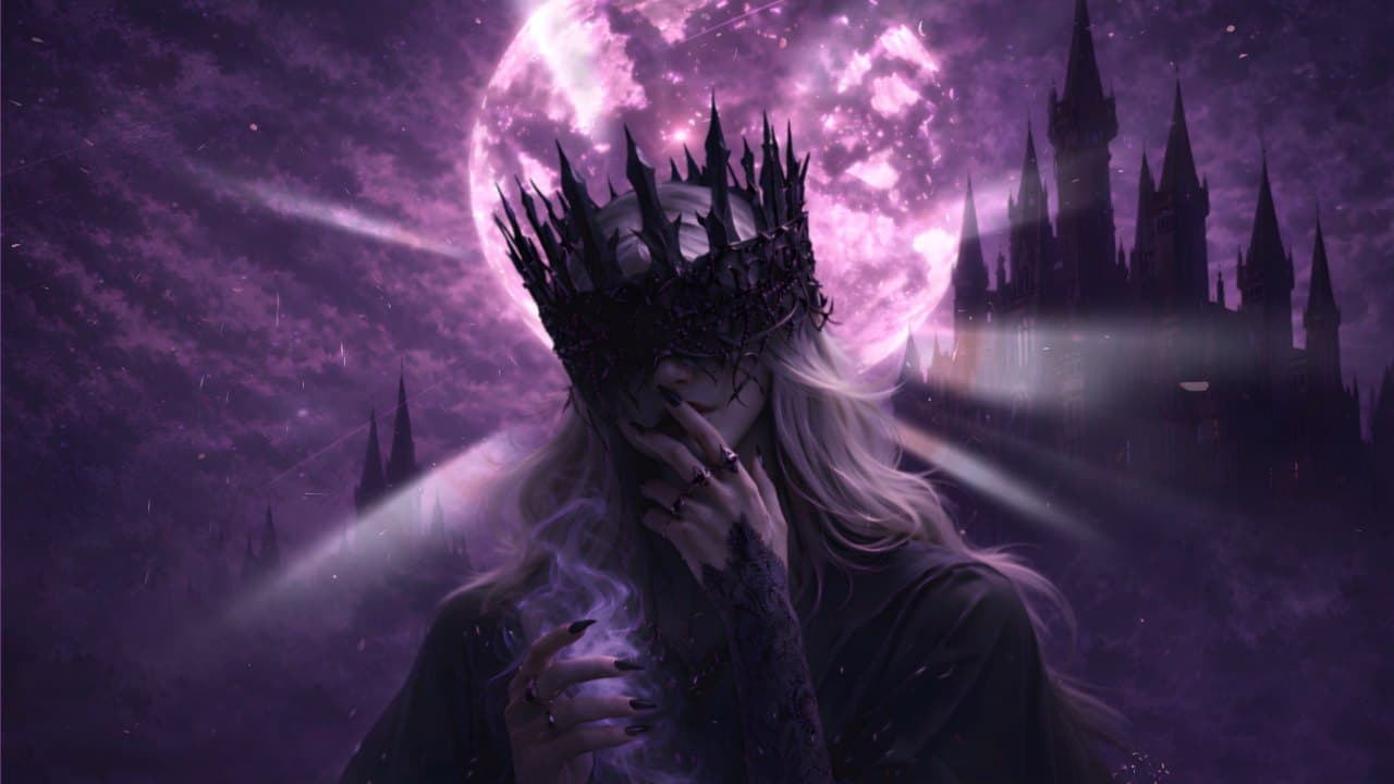 Gothic Moon Queen — Fantasy live wallpaper for Mac