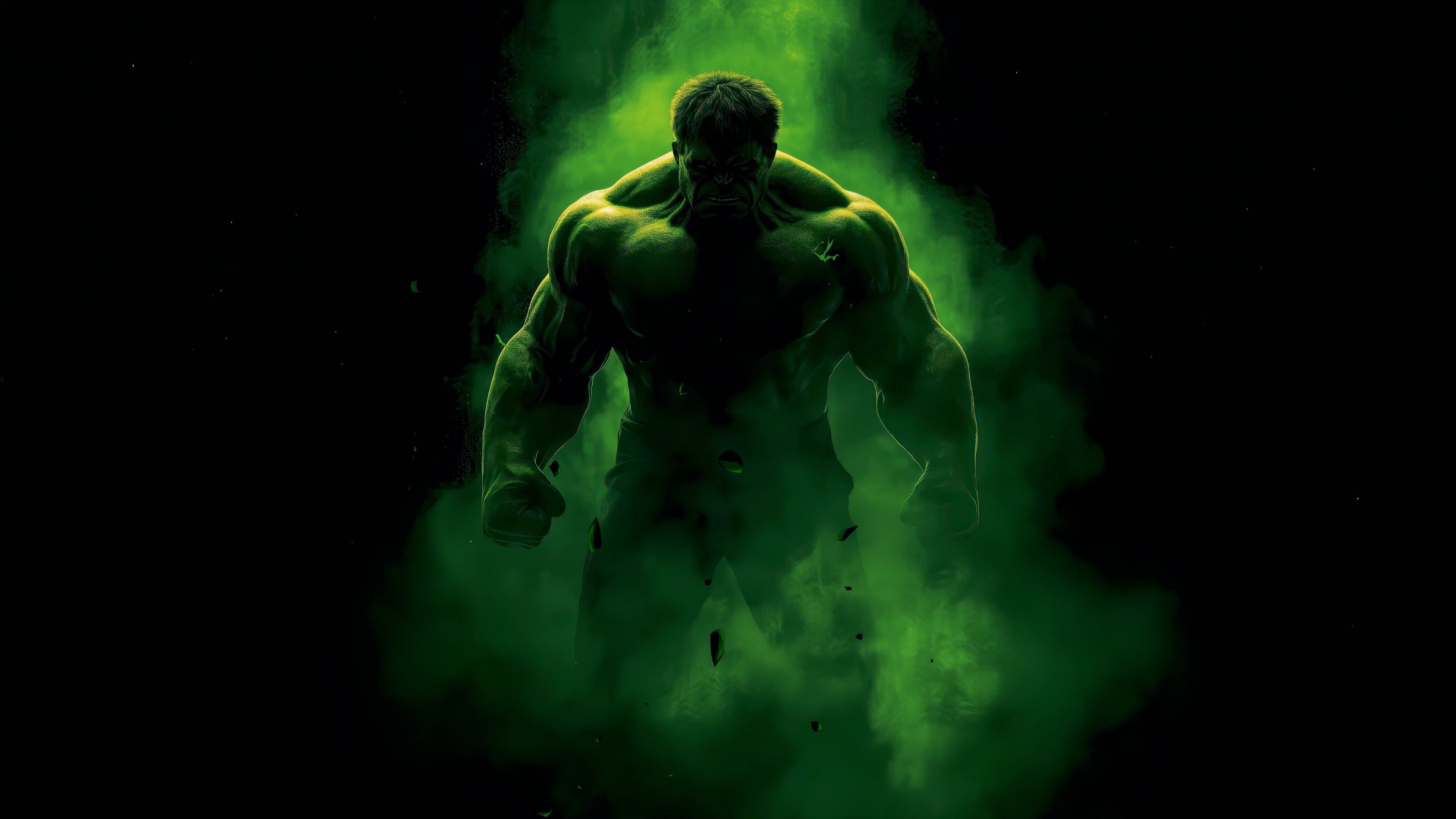 Green Titan Smoke — Fantasy live wallpaper for Mac