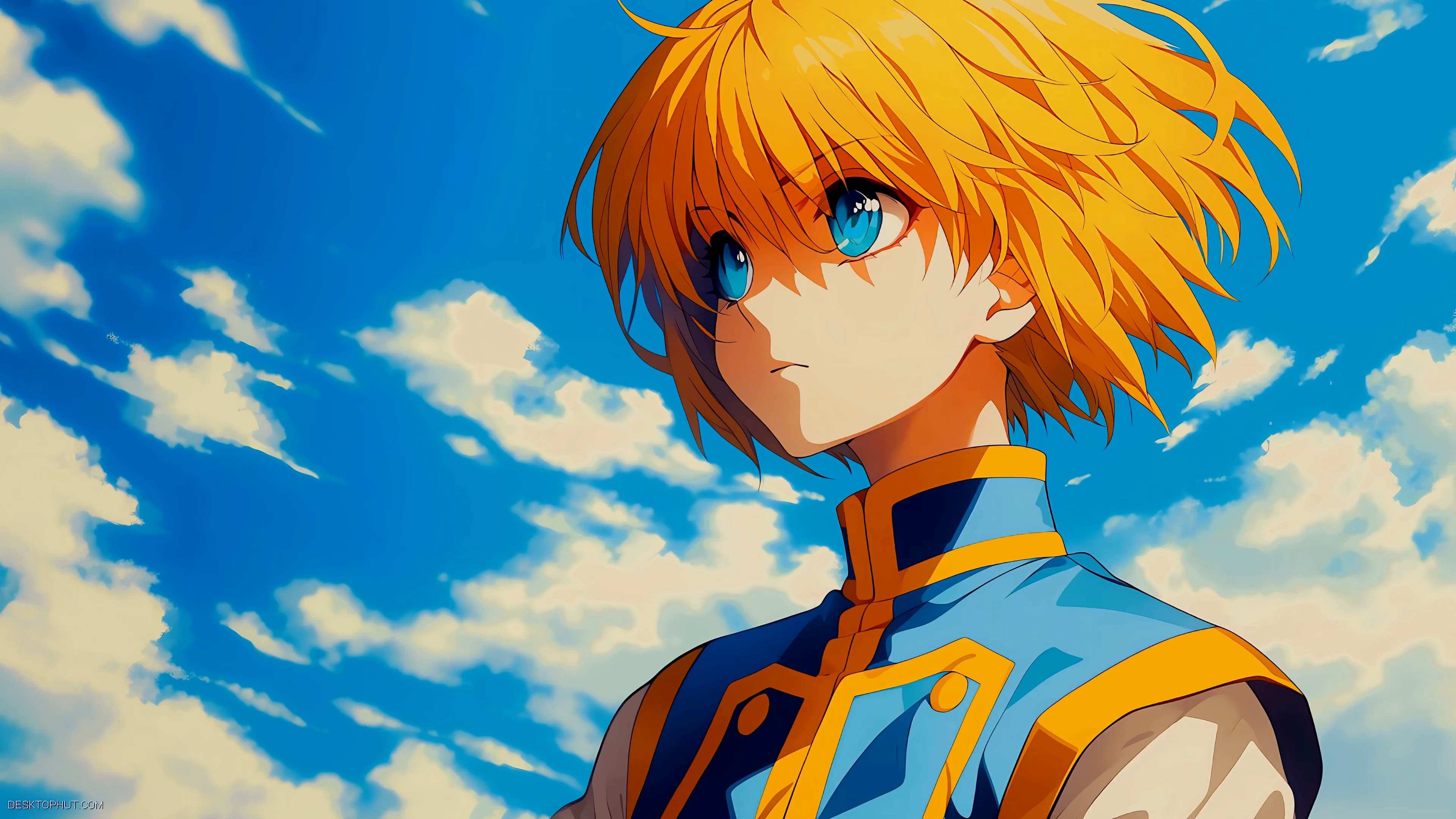 Hunter X Hunter Kurapika Clouds — Anime live wallpaper for Mac