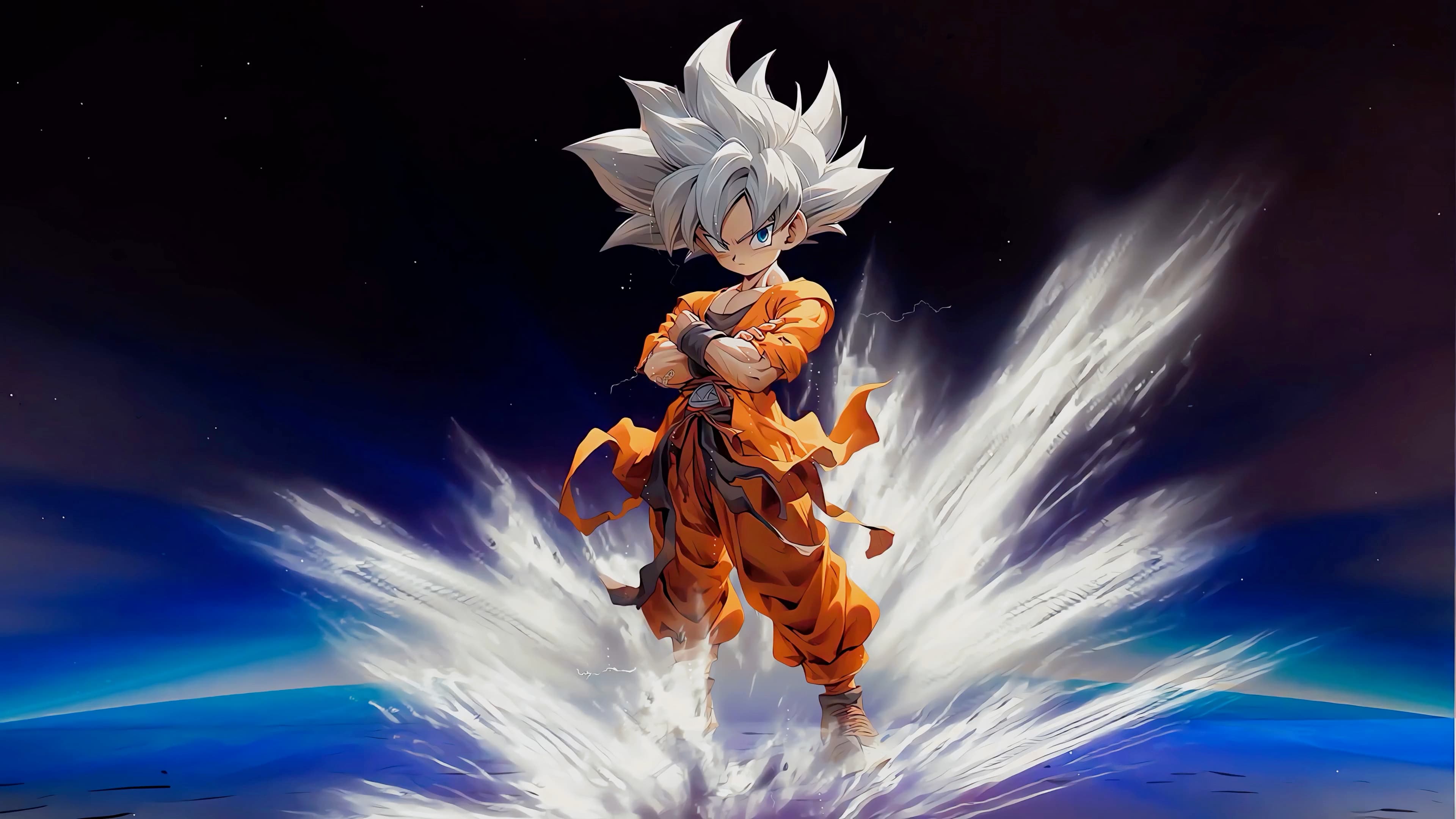 Kid Goku — Anime live wallpaper for Mac