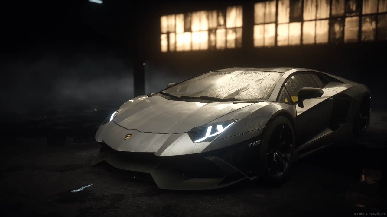 Lamborghini Aventador in Garage — Cars live wallpaper for Mac