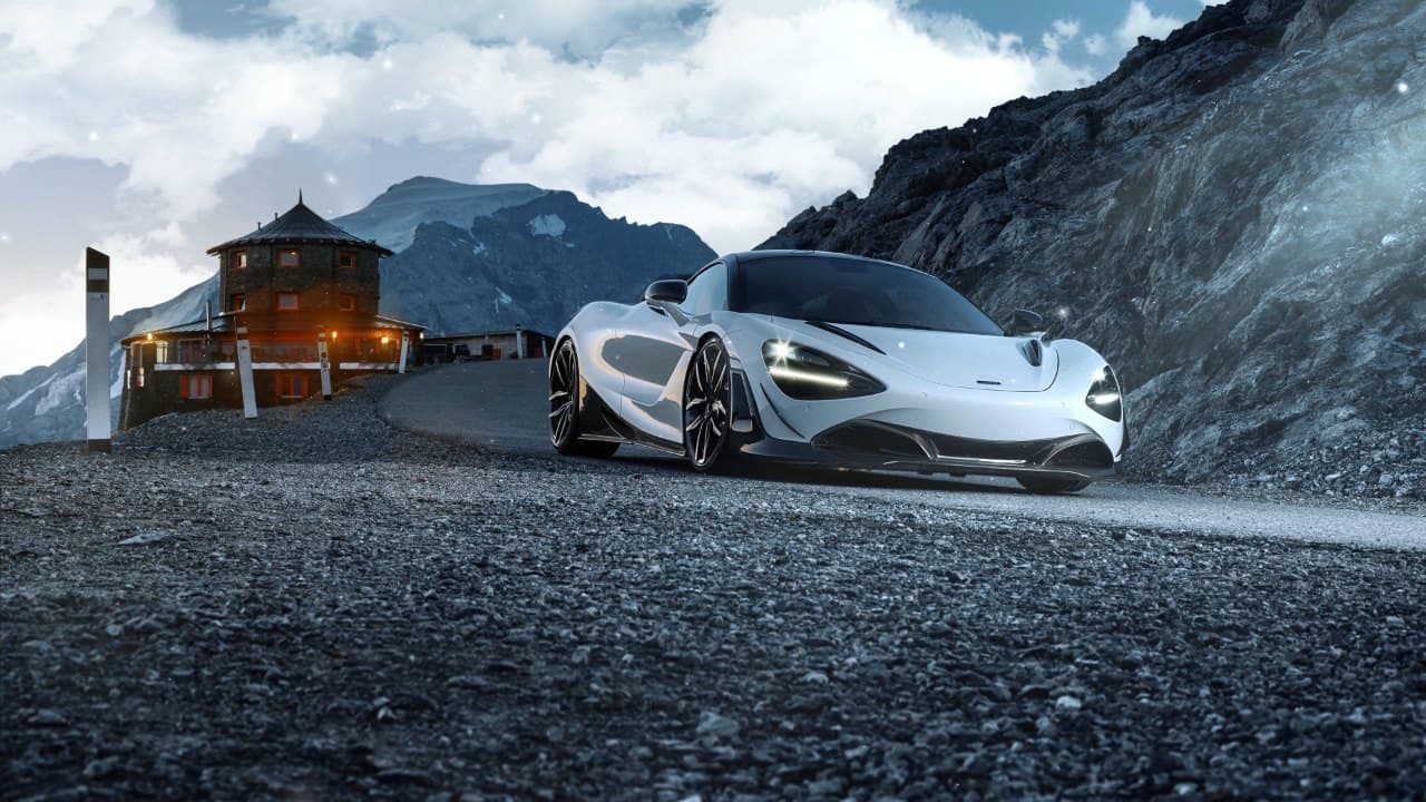 Mclaren 720s Mountain Road — Cars live wallpaper for Mac