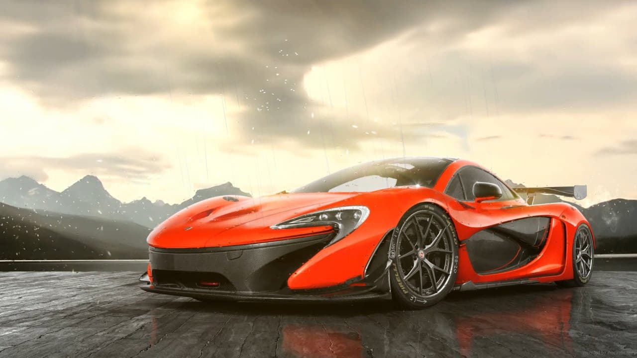 Mclaren P1 At Sunset — Cars live wallpaper for Mac