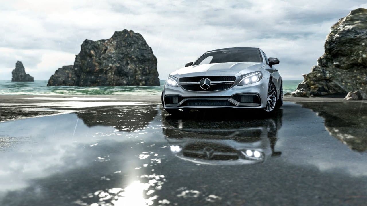 Mercedes-amg C63 Coupe — Cars live wallpaper for Mac