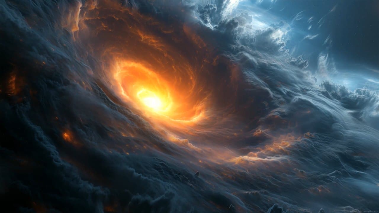 Molten Black Hole — Space live wallpaper for Mac