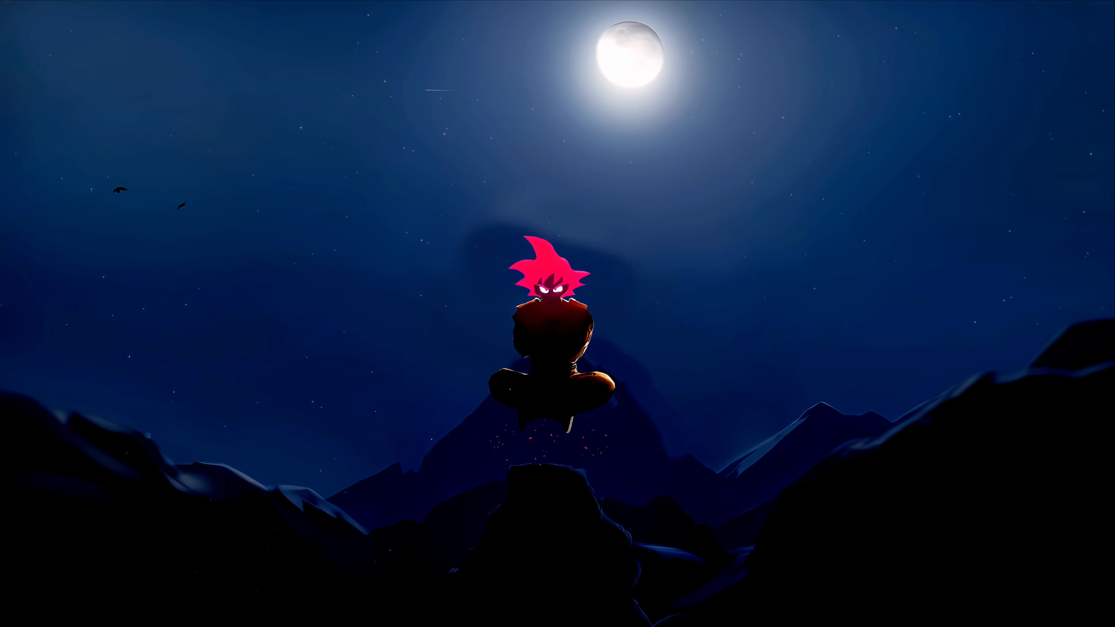 Moonlit Anime Wanderer — Anime live wallpaper for Mac