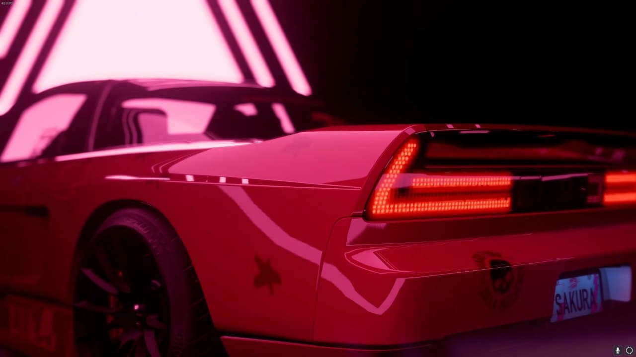 Neon Jdm Sports Car — Cars live wallpaper for Mac