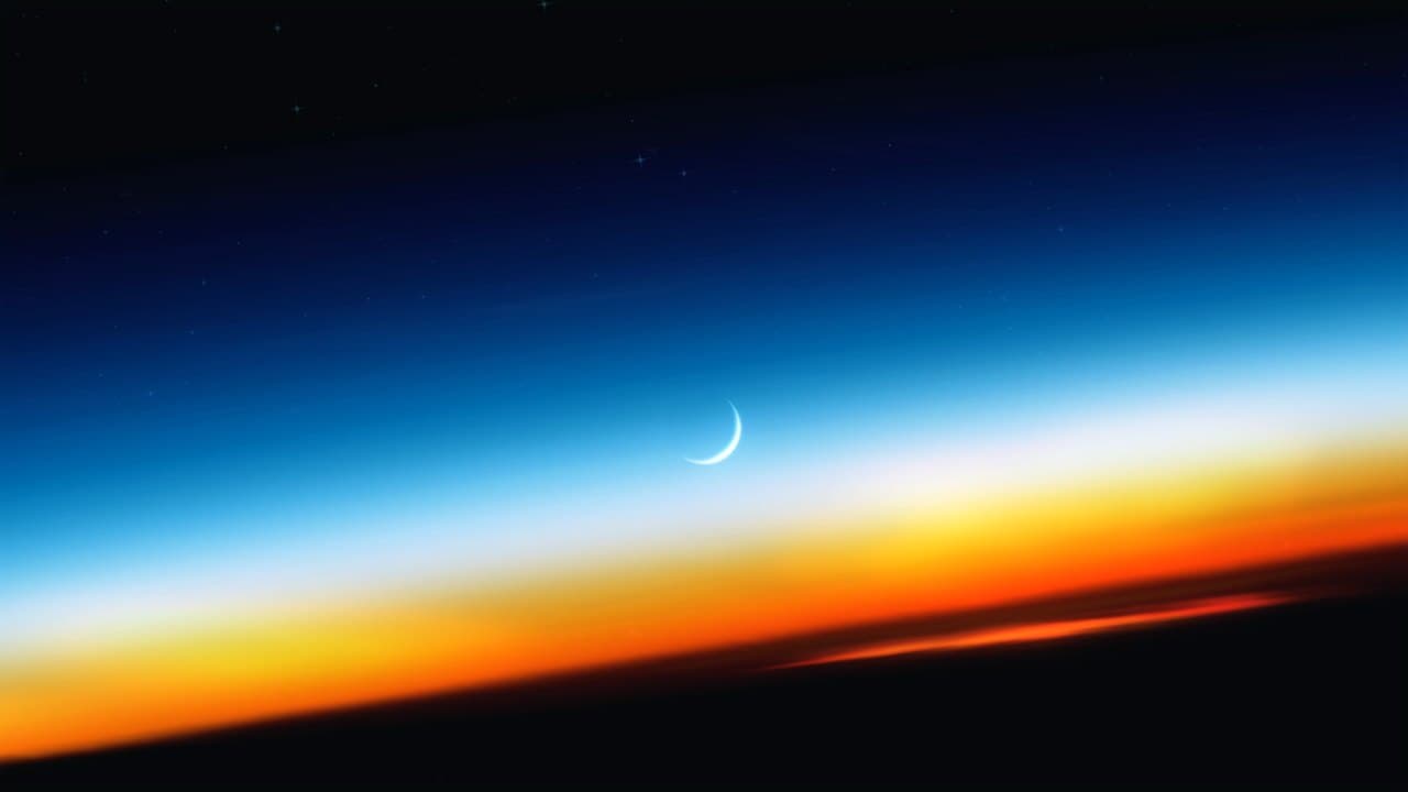 Orbital Dawn Horizon — Space live wallpaper for Mac