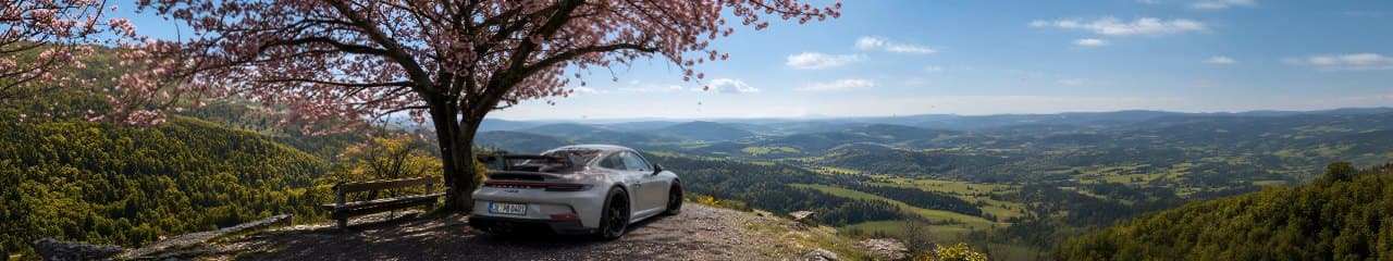 Porsche 911 Gt3 Sakura Drive — Cars live wallpaper for Mac