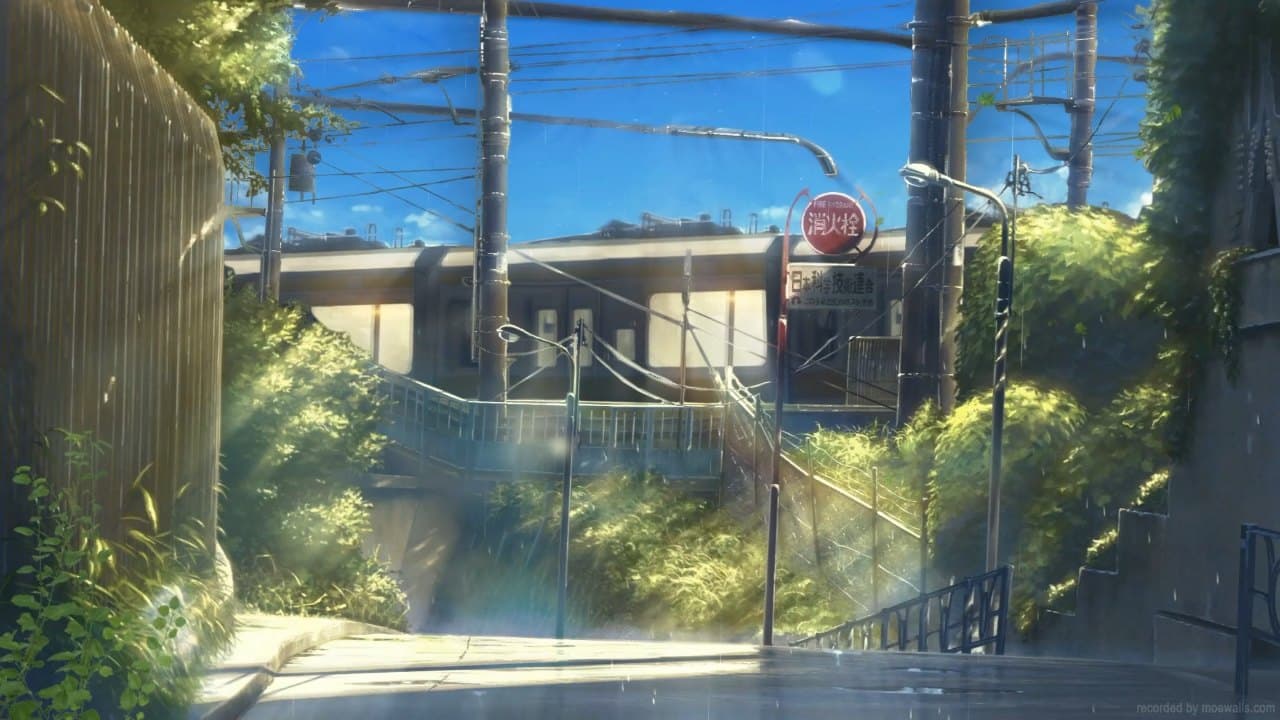 Rainy Rail Crossing — City live wallpaper for Mac
