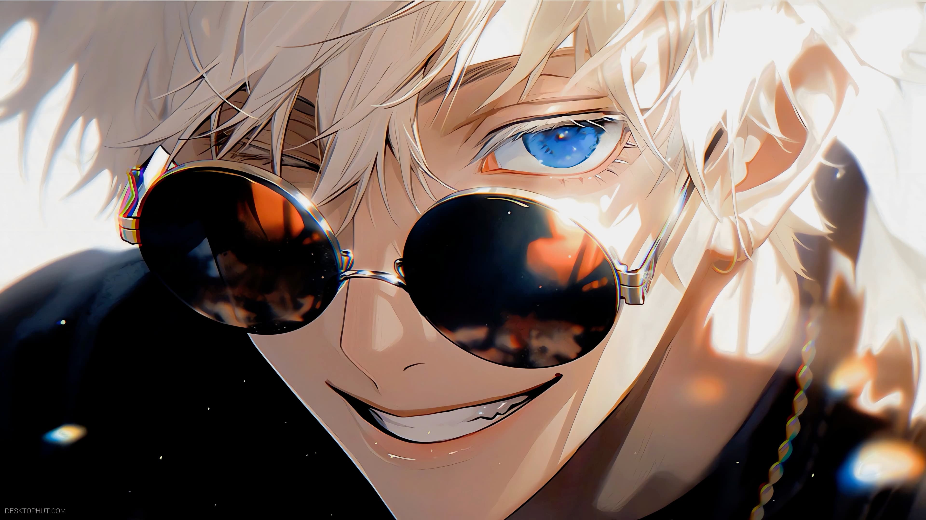 Satoru Gojo Chill — Anime live wallpaper for Mac