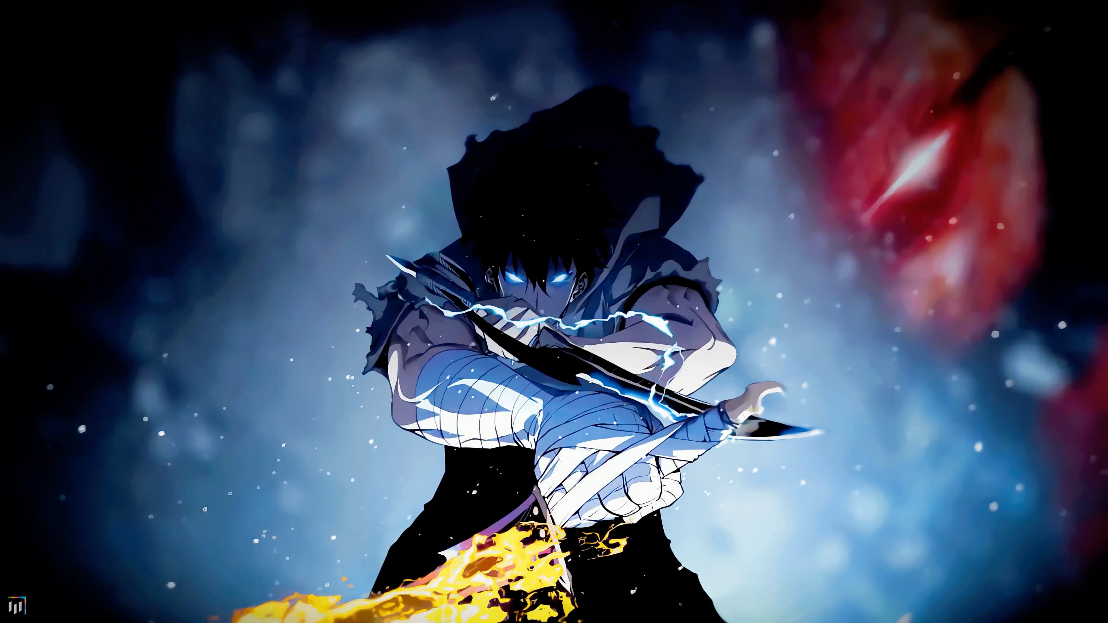 Solo Leveling Dark Aria — Anime live wallpaper for Mac