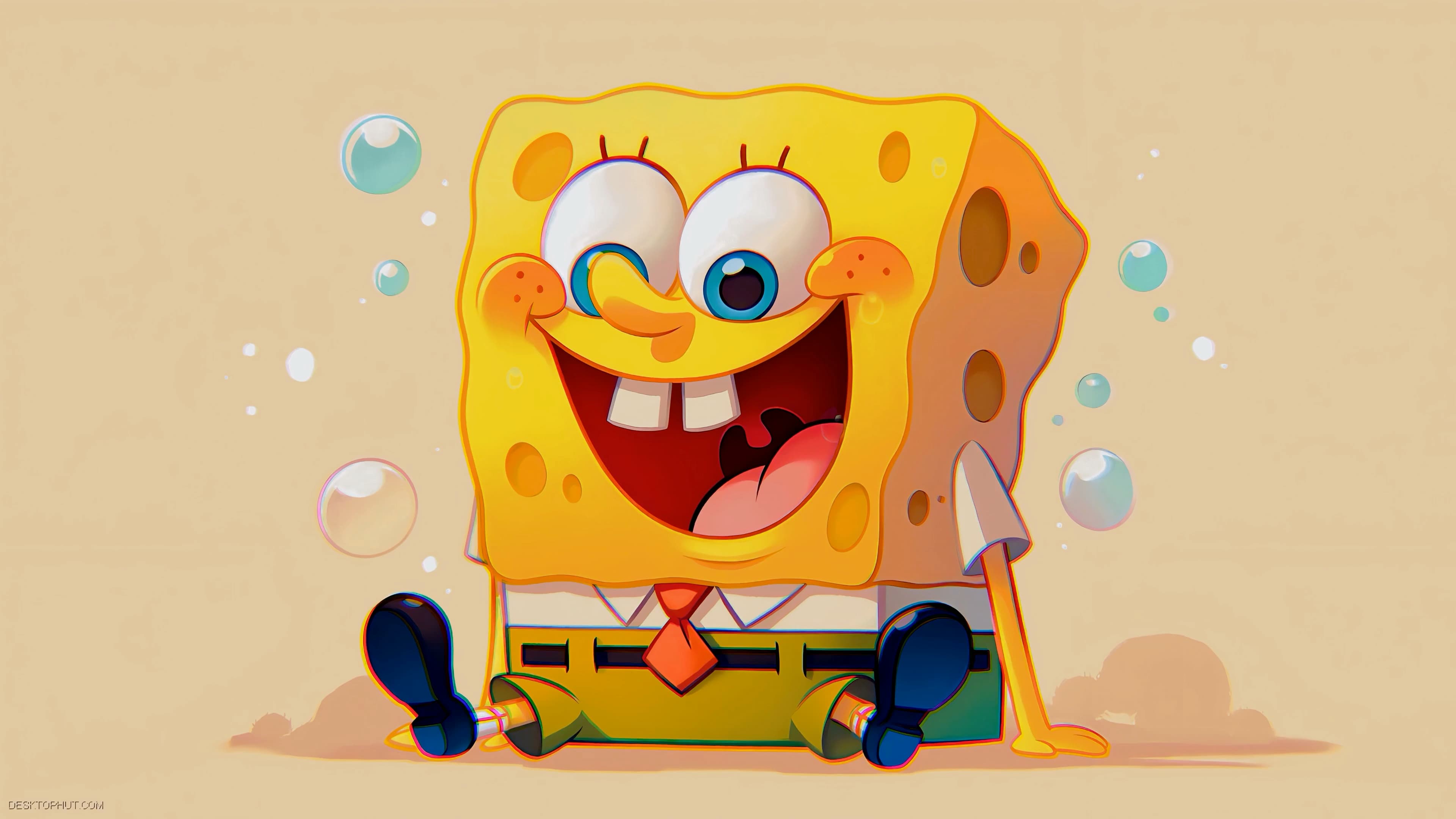 SpongeBob Cartoon Bubbles — Anime live wallpaper for Mac