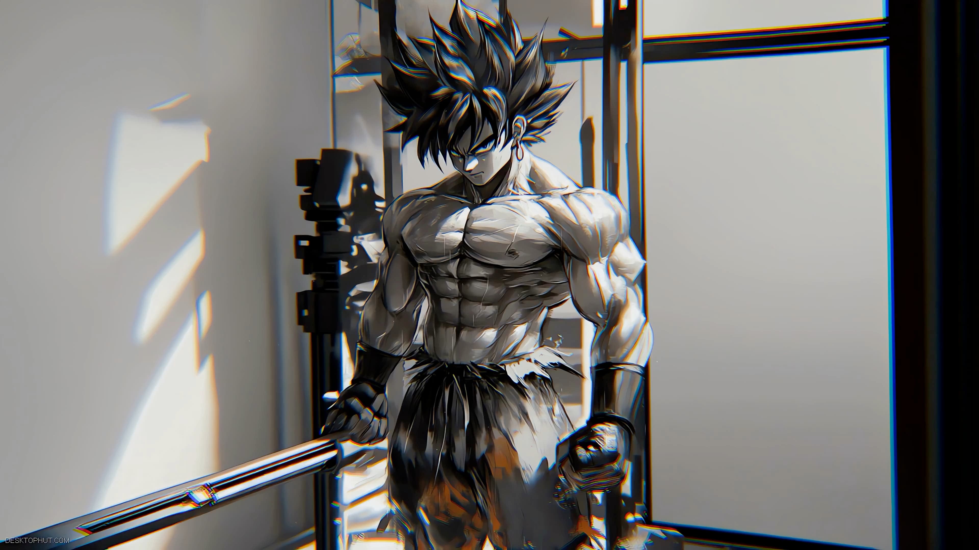 The Ultimate Goku Workout — Anime live wallpaper for Mac
