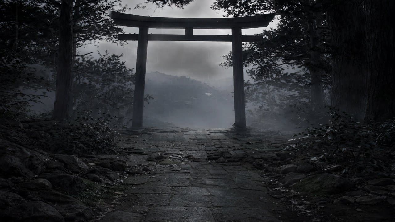 Torii Gate in Mist — Nature live wallpaper for Mac