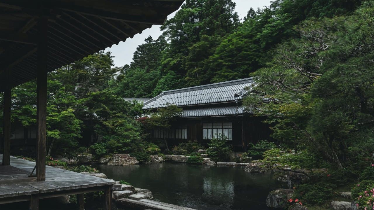 Tranquil Garden House — Nature live wallpaper for Mac