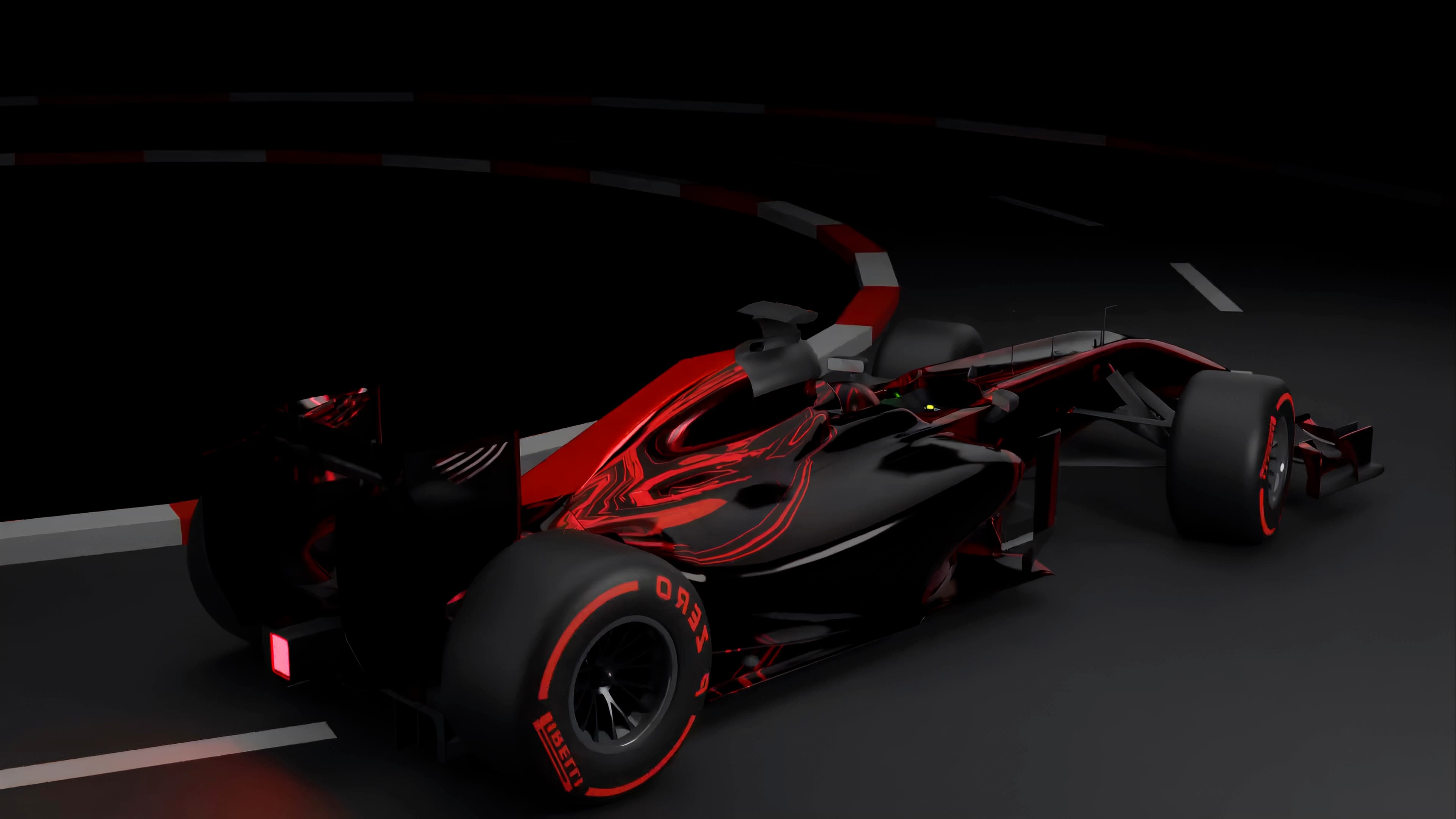 Shadow Formula Racer — Cars live wallpaper for Mac