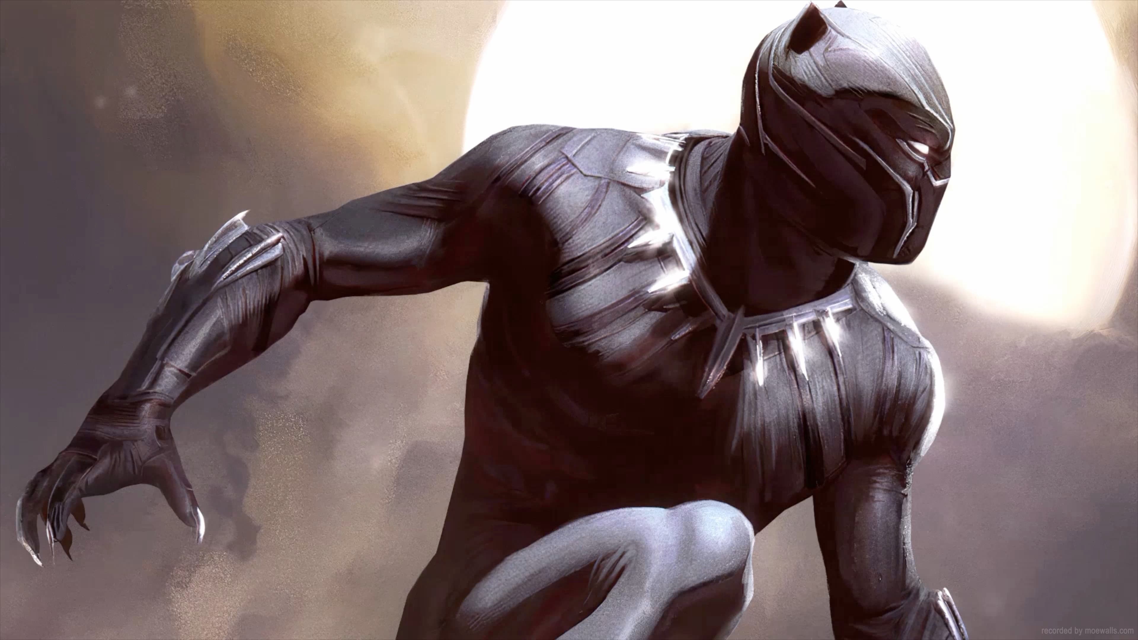 Black Panther Moonlight — Sci-fi live wallpaper for Mac
