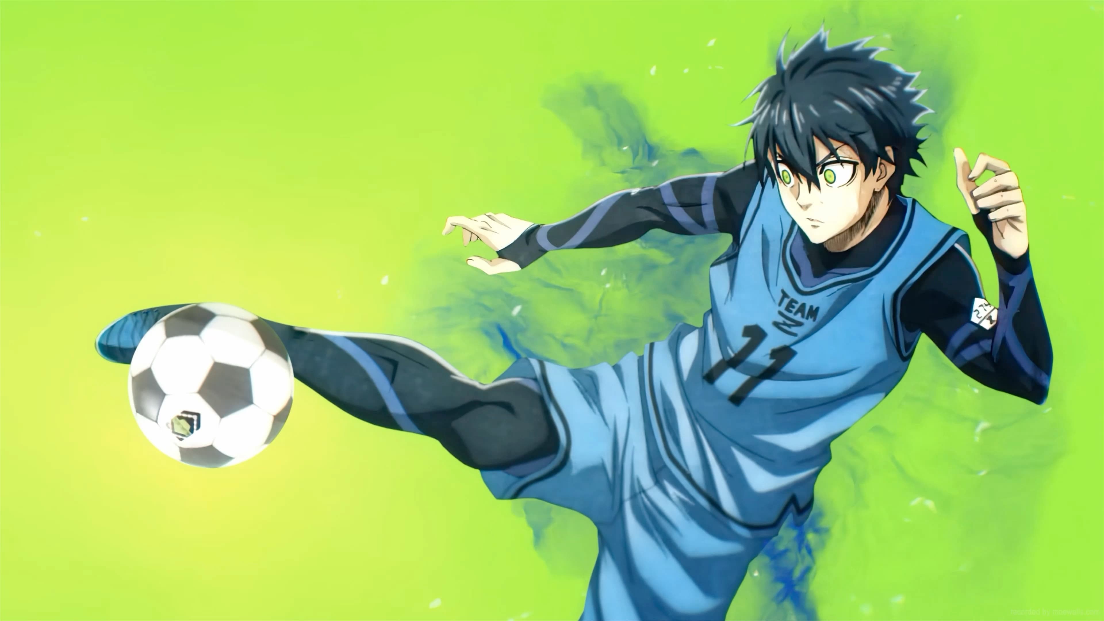 Isagi Yoichi Volley — Anime live wallpaper for Mac
