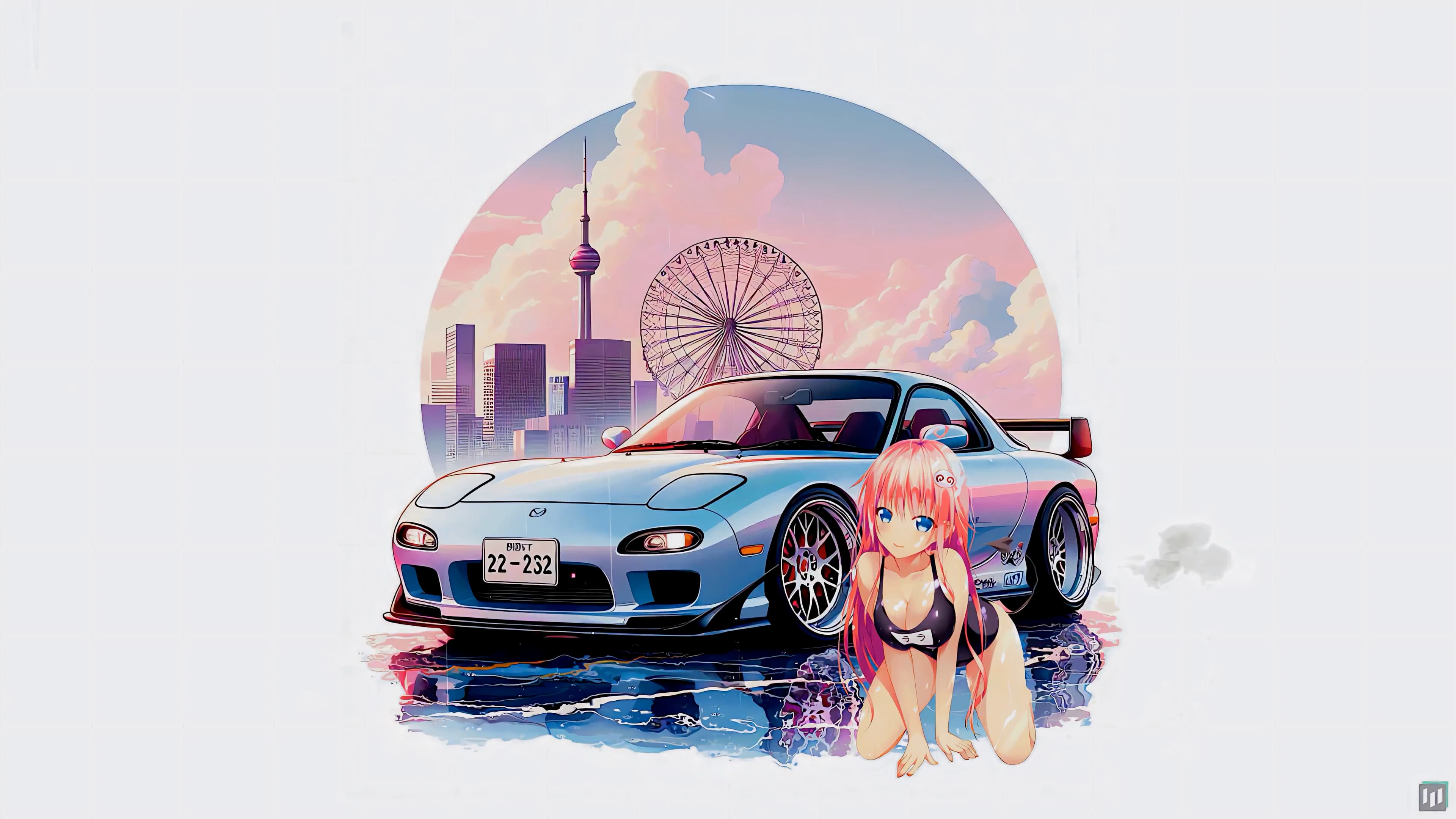 Mazda RX-7 Dream — Cars live wallpaper for Mac