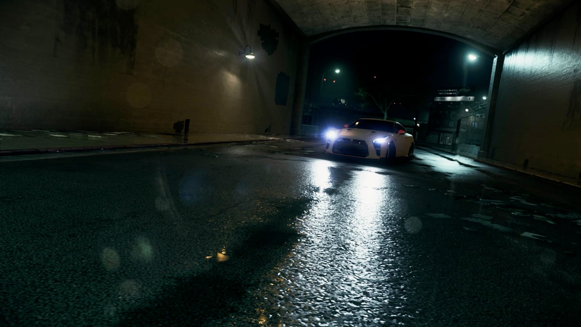 NFS 2015 Night Drive — Cars live wallpaper for Mac