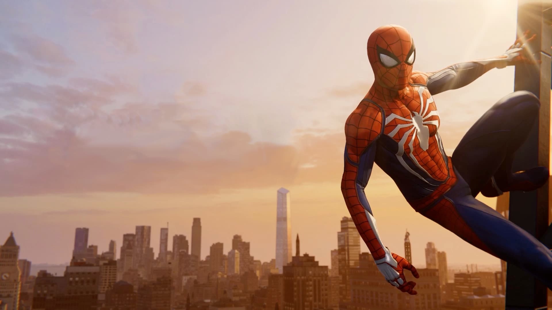 Spider-Man Wall Hang — Sci-fi live wallpaper for Mac
