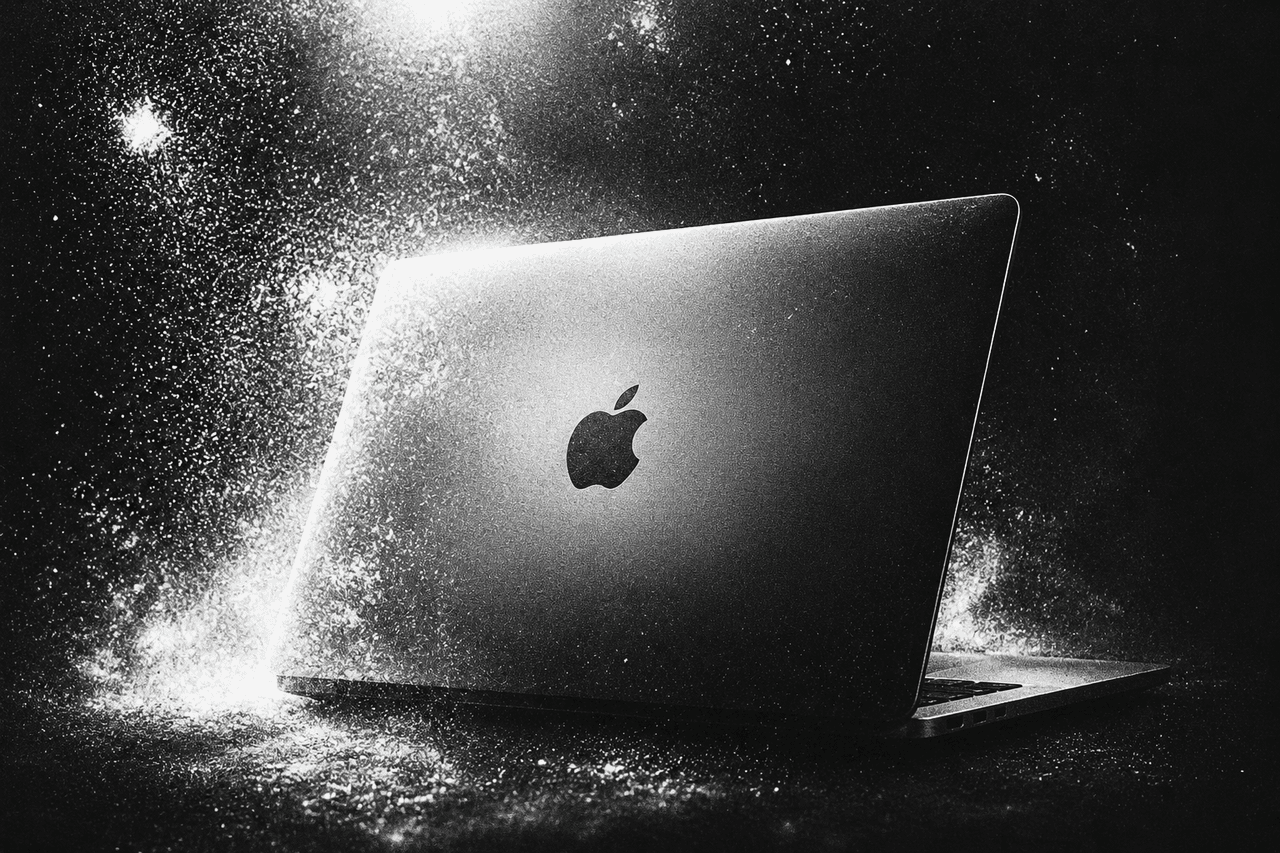 MacWall live wallpapers on a MacBook